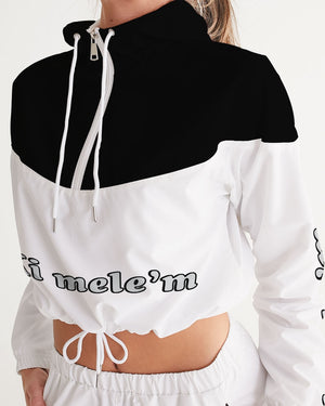 Ki mele'm Women's Cropped Windbreaker - DMA Forever