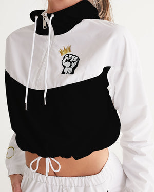 Royalty Women's Cropped Windbreaker - DMA Forever