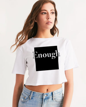 Enough Women's Cropped Tee