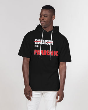 Enough: Racism is a Pandemic Men's Short Sleeve Hoodie