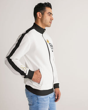 Royalty Men's Stripe-Sleeve Track Jacket - DMA Forever