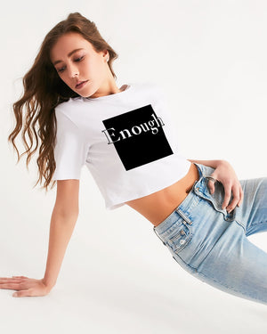 Enough Women's Cropped Tee