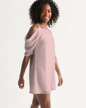 DMA Women's Open Shoulder A-Line Dress - DMA Forever